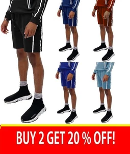 Pantalones Cortos Activos Para Hombres Bolsillos con Cremallera Pantalones Cortos Ligeros Deportes Secado Rápido Nuevos con Etiquetas - Imagen 1 de 9