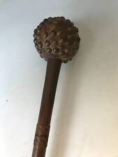 African Tribal Art Antique Zulu Studded Knobkerrie Club South Africa