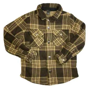 Eddie Bauer Boy's Snap Button Sherpa Lined Shirt Jacket - Picture 1 of 1