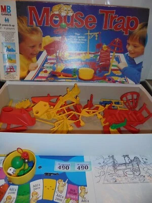 VINTAGE MOUSETRAP BOARD GAME CIRCA 1980'S (#490) COMPLETE IN VG CON - Image 1 of 2