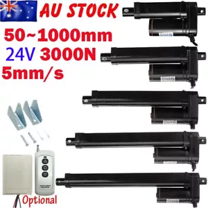 Heavy Duty 24V Linear Actuator Motor 3000N Stroke 50mm~1000mm IP65 Waterproof - Picture 1 of 44