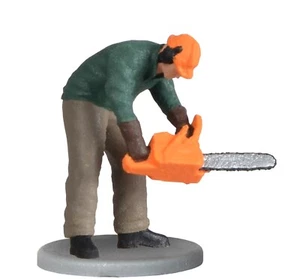 HO Scale Accessories - 1548 - H0 Lumberjack with chain saw, moving - Foto 1 di 2
