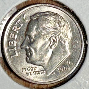 2008 D Roosevelt Dime - Picture 1 of 4
