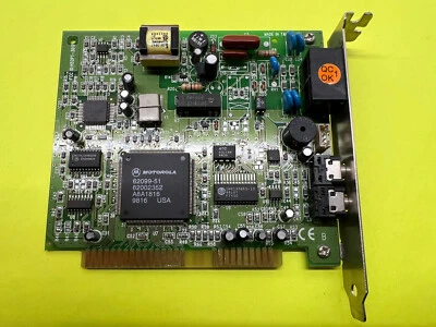 Tarjeta módem Motorola 62099-51 33,6K ISA envío gratuito Foto 1 de 4