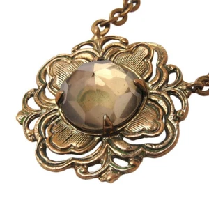 STEPHEN DWECK Vintage Bronz Ring Green Stone US:6.5-7 UK:M-N Women's Fashion Gem - Picture 1 of 24