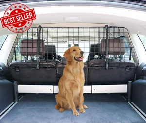Amazonbasics Adjustable Dog Car Barrier - 41-Centimeter, Black - Picture 1 of 12