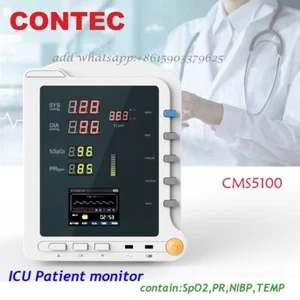 Vitalparameter-Intensiv-/CCU-Patientenmonitor 3 Parameter NIBP+SPO2+PR+TEMP - Picture 1 of 14