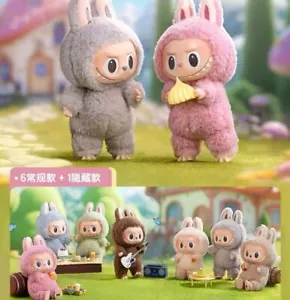 POP MART Labubu The Monsters Etciting Macaron Peluche Serie Juguete Arte Regalos - Imagen 1 de 12