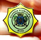 RARE BEAUTIFUL VINTAGE RIO BRAZIL GUARDO MUNICIPAL 2012 PIN BADGE SECURITY