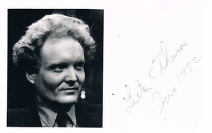 Lester C. Thurow 1938-2016 autograph verso signed 3.5"x4.5" photo economist MIT - Picture 1 of 1
