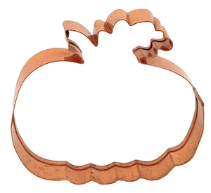 Apfel Ausstecher Kupfer X Groß 6" x 5" x 1" Leichte Patina Verschleiß Dekor Stabil - Bild 1 von 11