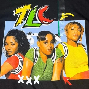 NWT TLC T-Shirt 2022 Licensed Triple Portrait Graphic Unisex/Adult M 100% Cotton - Picture 1 of 5