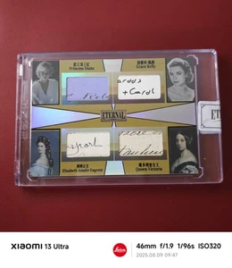 2024 Eternal Cuts Diana Grace Kelly Queen Victoria Authentic History Relic 10/10 - Picture 1 of 2