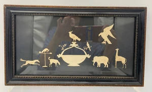 RARE Antique Georgian Hand-Cut Paper Silhouettes With Personal History on Back - Picture 1 of 18