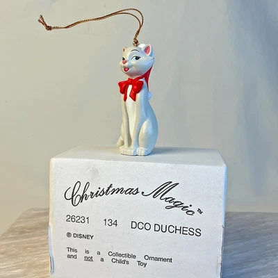 Disney Navidad Magia Duquesa Ornamento #26231-134 Vintage Coleccionable con Caja Foto 1 de 4