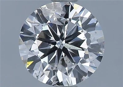 1.01 Carat Certificate GIA Round Natural Mined Diamond Loose F color I1 clarity - Image 1 of 2