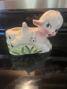 Vintage Lamm Übertopf - Bild 1 von 9