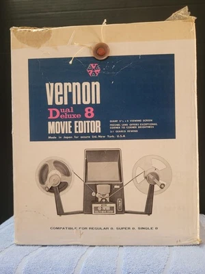 Editor de películas Vernon Dual Deluxe 8, regular 8 Super 8 individual 8 Foto 1 de 4