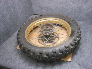 1985 YAMAHA YZ250 Rear Wheel Hub 18" GOLD - Picture 1 of 7