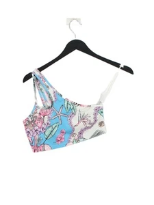 Bershka Women's Top XS Blue Polyester with Elastane Basic - Picture 1 of 6