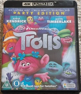 TROLLS 4K ULTRA HD + BLU-RAY PARTY EDITION ANNA KENDRICK - Imagen 1 de 2