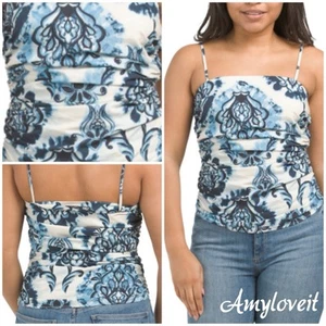 Zara Paisley Tank Top Größe L Neu - Bild 1 von 4