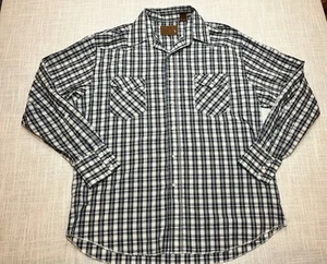 Coyote Mood Pearl Snap, Plaid  Long Sleeve Shirt, Men’s XL - Picture 1 of 16