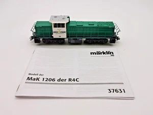 Locomotora eléctrica Märklin H0 37631 "Rail 4 Chem" MAK 1206 R4c mfX Digital como nueva sin embalaje original - Imagen 1 de 16