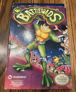 Battle Toads Original NES Game With Box, Tested And In Working Condition - Picture 1 of 15