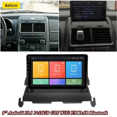 Radio estéreo 9"" Android 10.1 navegación GPS FM WiFi para Dodge Journey 2009-2011 Foto 1 de 4