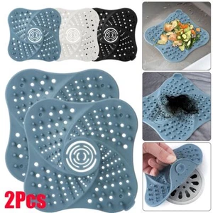 Filtro de drenaje de baño 2 piezas colector de pelo tapón de baño tapón de ducha fregadero colador - Imagen 1 de 15