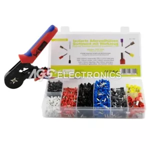 ASSORTIMENTO TERMINALI CAVI (ISOLATI) PINZA CRIMPATRICE - CORD END TERMINALS - Picture 1 of 1