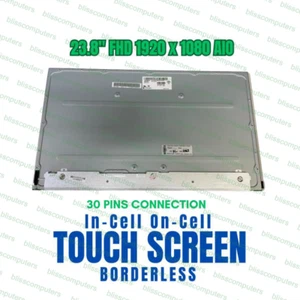 HP 24-C 24-cb0214 24" Borderless LCD Screen All-in-One Touch Screen 23.8" FHD - Picture 1 of 7