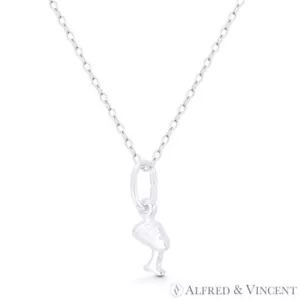 Pequeño colgante con dije de esposa real del faraón de la reina Nefertiti en plata de ley .925 - Imagen 1 de 1