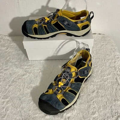 Sandalias de senderismo Timberland de gamuza y textiles para niños talla 6,5 (niños grandes) cordón elástico Foto 1 de 4