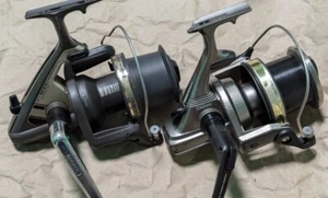 Set of 2 Vintage Reel DAIWA Spinning Reel ST-2000H+SHIMANO SUPER AERO GT5000 - Picture 1 of 9