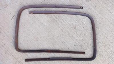 1941 Ford WINDSHIELD GARNISH MOLDINGS Original pair inside Mercury - Image 1 of 4