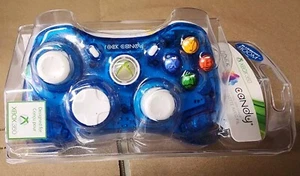 Xbox 360 ROCK CANDY BLUEBERRY BOOM Wired Gamepad Controller Translucent Blue - Picture 1 of 4