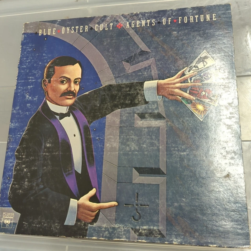BLUE OYSTER CULT - Agents Of Fortune Vinyl LP RECORD!  1976 Columbia PC 34164 NM - Image 1 of 4