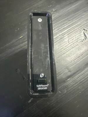Motorola SURFBOARD SBG6580 Black Ethernet Dual Band DOCSIS 3.0 Wi-Fi Cable Modem - Image 1 of 4