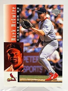 1998 Upper Deck Mark McGwire Chase for 62 LD Card #26/30 St. Louis Cardinals - Picture 1 of 2