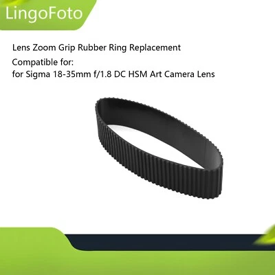 Резиновое сменное кольцо с зум-захватом объектива для художественной камеры Sigma 18-35 мм f/1.8 DC HSM - Изображение 1 из 4