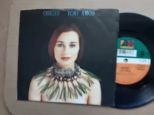 TORI AMOS - CRUCIFY / HERE IN MY HEAD - 7" PICTURE SLEEVE SINGLE - Picture 1 of 7