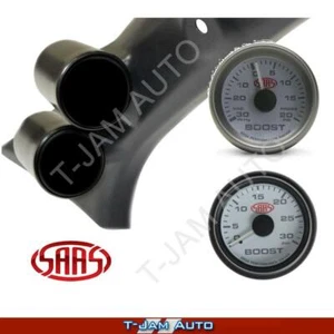 Pillar Pod for Holden Colorado 2012-16 + Boost + D/Boost White Gauges - Picture 1 of 12
