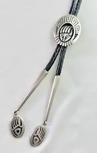Vintage signierte Dalangyawma Sterlingsilber Bolokrawatte Bärenkralle Design - Bild 1 von 6