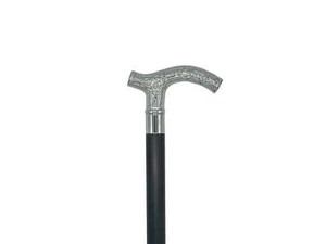 Chrome Plated Fritz Handle on Black Shaft - Picture 1 of 4