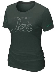 Nike Women’s New York Jets Script Tri Blend NFL Football Jersey Shirt XL - Picture 1 of 8