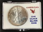 1993 AMERICAN SILVER EAGLE GEM BRILLIANT UNCIRCULATED WITH DISPLAY CASE   B0536