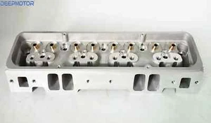 Enchufe recto desnudo culata Deepmotor SBC 350 para bloque pequeño Chevy Aluminio - Imagen 1 de 7