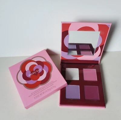 Lot 2 Mary Kay 60th Anniversary Eye Shadow Palette Limited Edition Compact Pinks - Image 1 of 4